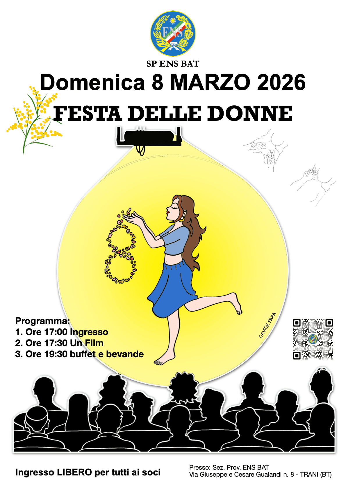 Domenica 8 Marzo 2026 la Festa delle Donne SP ENS BAT